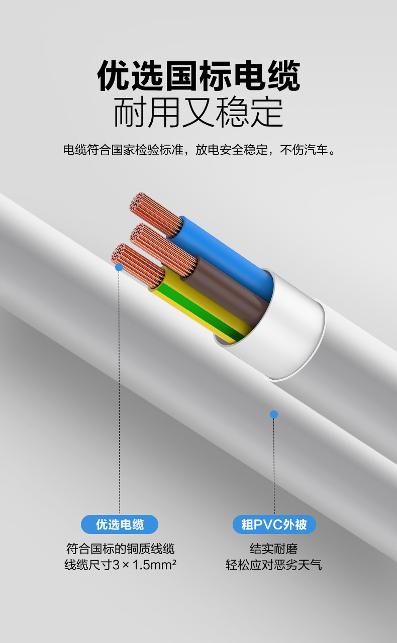Bull Discharge Gun New Energy Electric Vehicle Pole Krypton BYD Ideal Portable New Energy Outdoor Discharge Gun