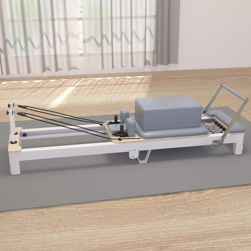 Pilates cama central de órbita completa aleación de aluminio medio elevado pequeña cama blanca cama central plegable aleación de aluminio Manlychew