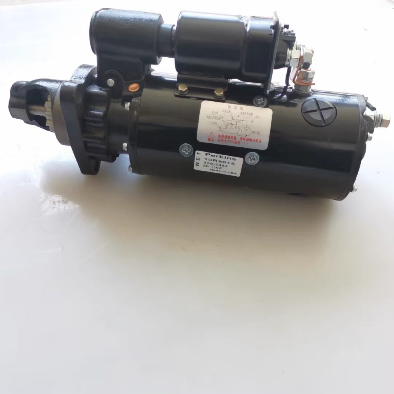 Carter 340D excavator starter CAT Carter C15 C18 C27 starter Carter 338-3454 starter