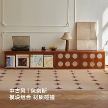 实木伊姆斯柜卡门柜电视柜模块组合小户型落地边柜餐边柜模块柜