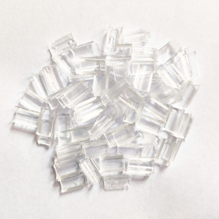 Hair Extending Tool Hair Extending Bundle Nail Type Hot Melt Film 100 Pieces/Pack Transparent White Nail Type Hair Extending Film