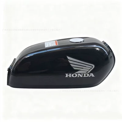 Jh70 Motorcycle Thickened Fuel Tank: Fuel tank - black-with-decals
