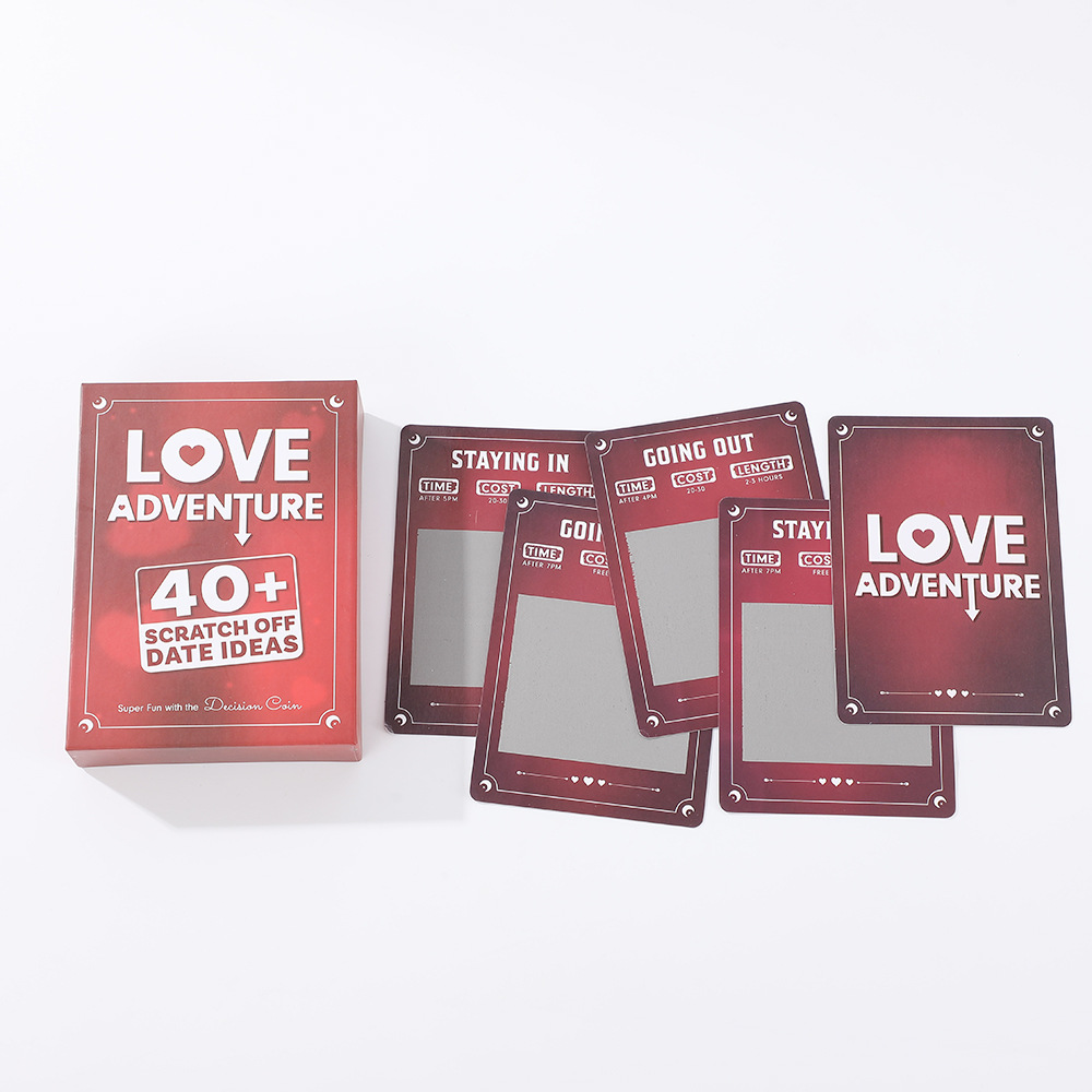 Love Adventure Couple Scratch Card Party Game Date Night Gift_voghion.com
