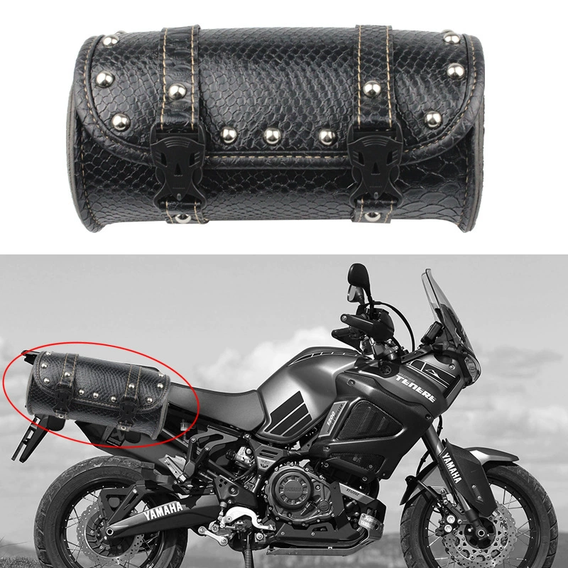 Мотоциклетная краевая сумка Модифицированная сумка Knight Автомобильная сумка на голову хвост комплект кожаная подвесная сумка с рисунком крокодила