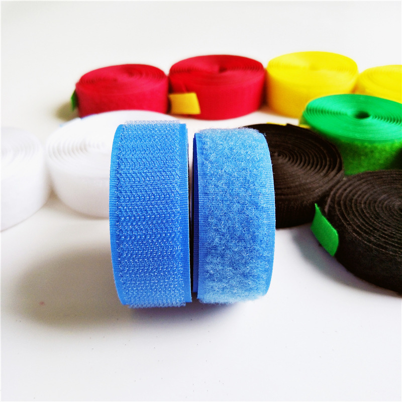 DIY production accessories adhesive sticker female buckle DIY adhesive tape nylon ribbon buckle color Velcro without adhesive