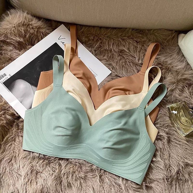 토끼귀 브라 여성용 푸쉬업 처짐방지 고정컵 속옷 큰 가슴을 작아 보이게 하는 브라 크로스보더 서비스