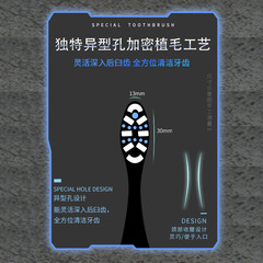 Adult Hard Bristle Toothbrush with Dense Bristle Bundle, Non-Slip Handle, Men's Cleaning and Debris Removal Cross-Border Toothbrush, Individual Packaging