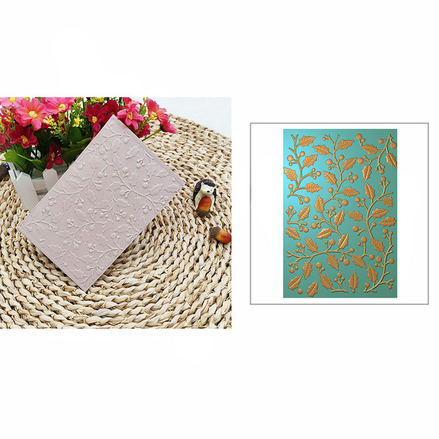 3D textura clip de plástico cóncavo-convexo molde de gofrado cóncavo-convexo Plantilla de gofrado placa DIY grabado clip de impresión material de diario