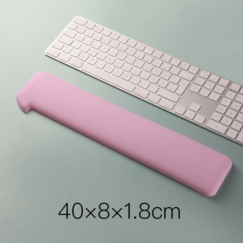 핑크 PU 실리콘 키보드 트레이