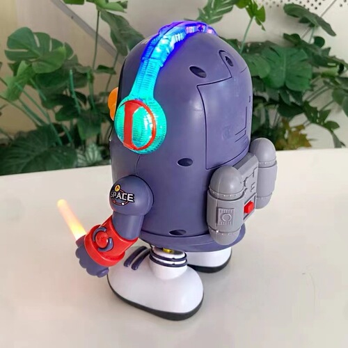 Internet celebrity can sing and dance robot steel toy man electric swing space yellow duck children's toy