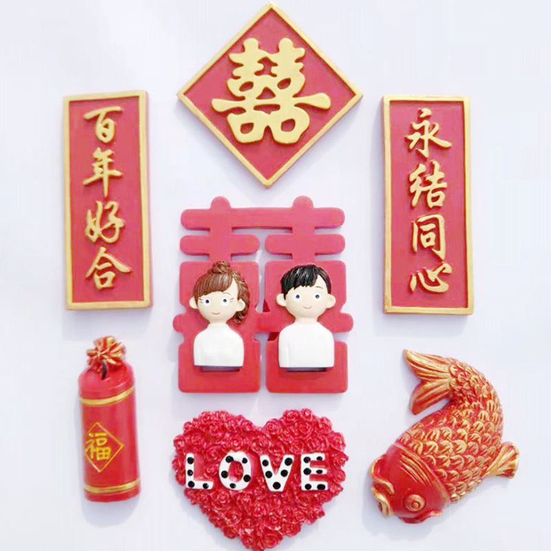 Three dimensional name sticker