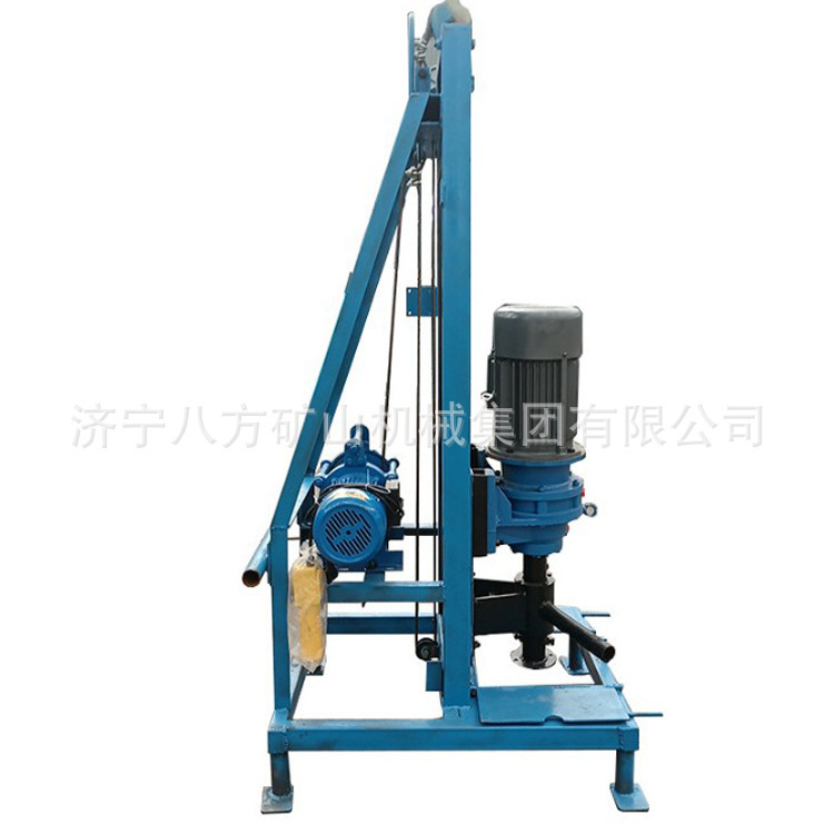 八方工地打桩升降打井机 自动伸缩升降水井家用电动伸缩式打井机