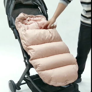 Baby stroller foot cover windshield foot cover baby stroller multifunctional sleeping bag car mat thickened windproof warm autumn and winter universal