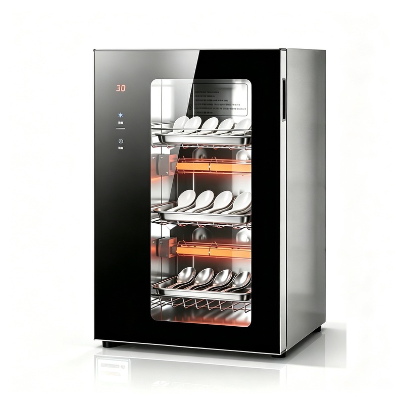 Household small-sized desktop drying and disinfection machine, suitable for restaurants, cafeterias, and catering services; large-capacity tableware disinfection cabinet; tea cup cleaning cabinet Household small-sized desktop drying and disinfection machine, suitable for restaurants, cafeterias, and catering services; large-capacity tableware disinfection cabinet; tea cup cleaning cabinet