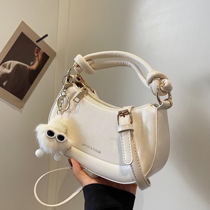 Bolso simple estilo explosivo de comercio exterior para mujer 2025 nuevo bolso de hombro casual salvaje textura bolso de mensajero de alta gama de moda