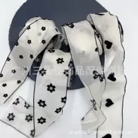 4cm флокированная снежная пряжа ленты ручной работы DIY банты цветы выпечка цветочный магазин подарочная упаковка ремешок для волос ремешок
