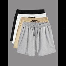 G 43802 Solid Color Casual Shorts ��ɫ��ֶ̿� �羳ŷ��