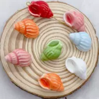 Оптовые керамические бусины-ракушки, свободные бусины, бусины-винты, ручной работы, для самостоятельного изготовления украшений, колье, кулонов, браслетов