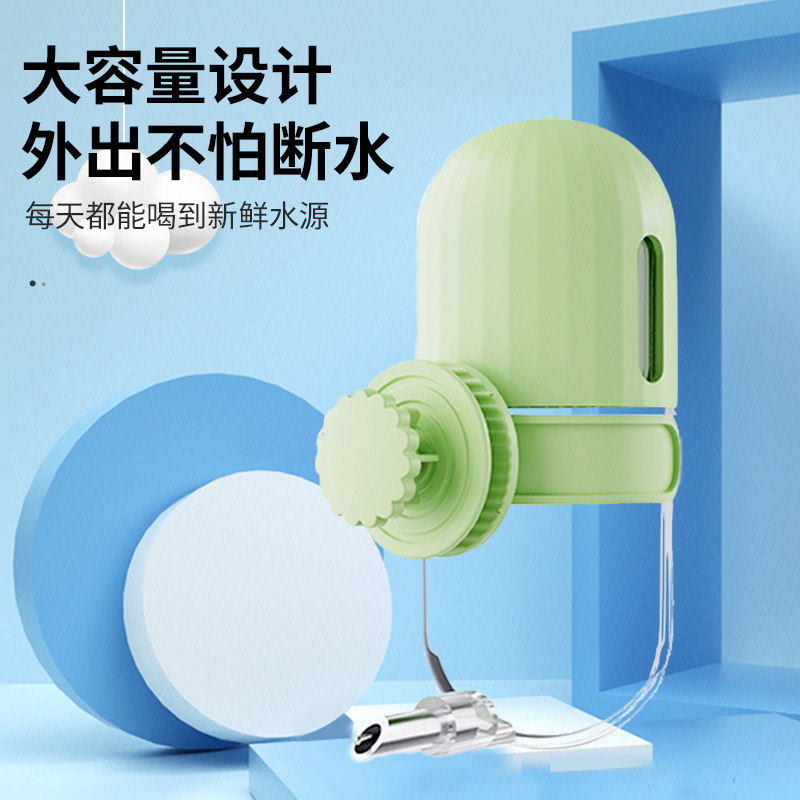 鹦鹉小宠饮水器撞针胶囊式水壶防漏防溅防污染小太阳鸟用喝水神器