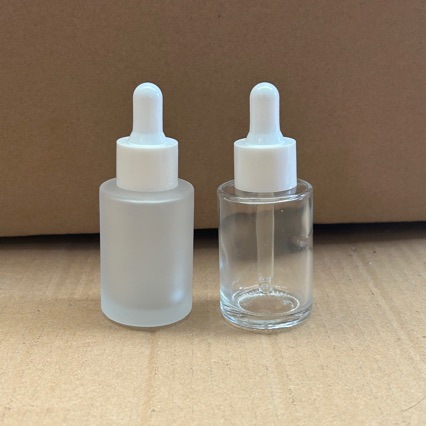 30毫升精油滴管瓶防漏网塞透明玻璃分装瓶