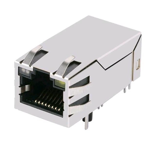 85791-4020 厂家供应千兆POE RJ45连接器带弹片模块化网口插座
