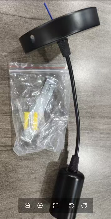 Venta directa de fábrica Portalámparas E27 Portalámparas de copa Portalámparas con hilo Portalámparas de bricolaje Línea colgante Portalámparas de decoración de restaurante creativo