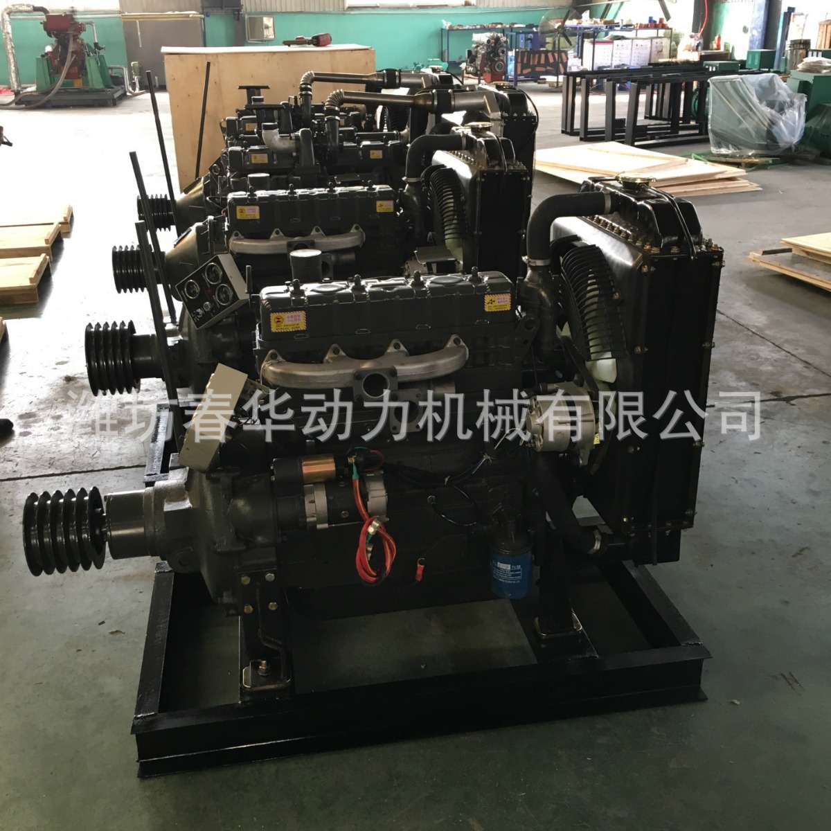 潍坊直喷四缸柴油机ZH4105P 2000转带离合器 潍坊柴油机价格