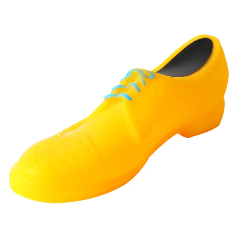 Venta caliente transfronteriza juguetes para perros zapatos de cuero con sonido de vinilo juguetes para mascotas cachorros molares juguetes para perros al por mayor para aliviar el aburrimiento