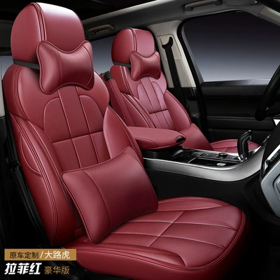 Modelə uyğun (Original) oturacaq örtükləri: Universal Seat Covers, Manufacturer - microfiber-leather-lafite-red-deluxe-edition-five-seats