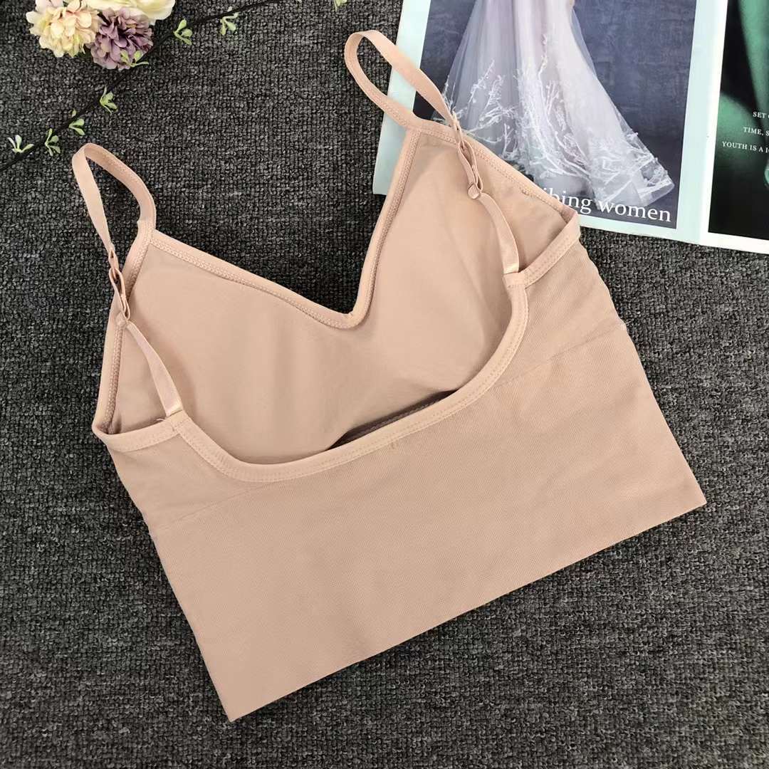 Nuevo chaleco sin costuras de alta elasticidad de alta calidad de dama sin anillo de acero bra de yoga ropa interior deportiva mujer al por mayor
