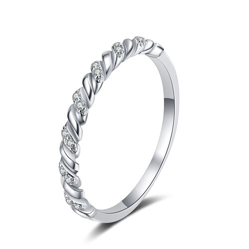 XDY925 sterling silver ring transfer moissanite row ring engagement gift simulated diamond manufacturer direct supply support identification