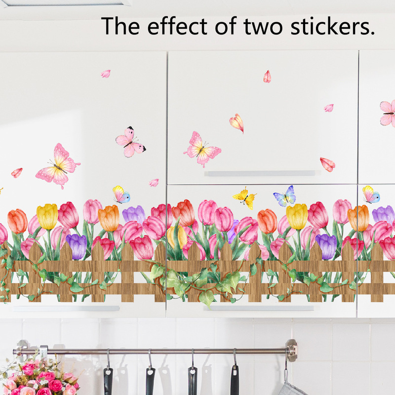 Ms3023-Yl Plant Flower Butterfly Multiple Cycle Collage Background Wall Living Room Room Decoration Wall Sticker Ms3023-Yl Plant Flower Butterfly Multiple Cycle Collage Background Wall Living Room Room Decoration Wall Sticker