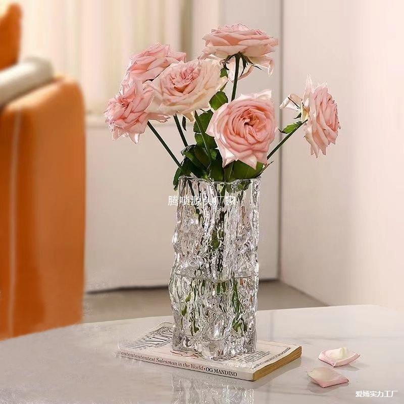 Glass vase ornaments living room flower arrangement hydroponic…