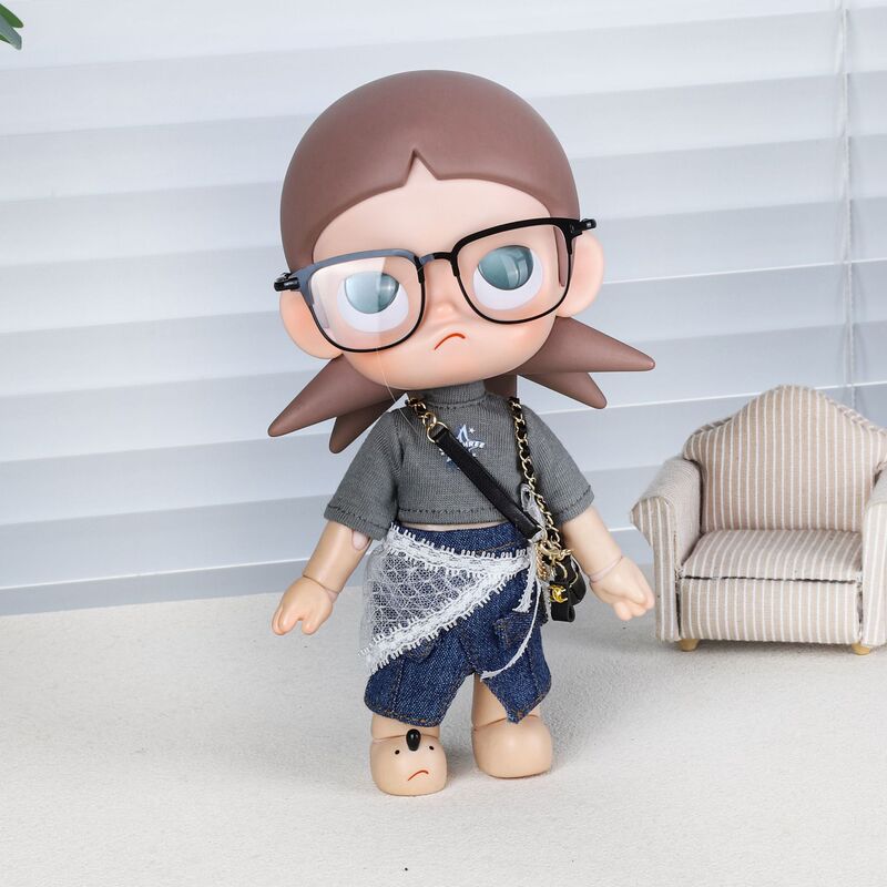 Zsiga Gazi Sister Denim Skirt Set Casual Inner Wear for 1/8 Scale Action Figures Trendy Doll Clothes
