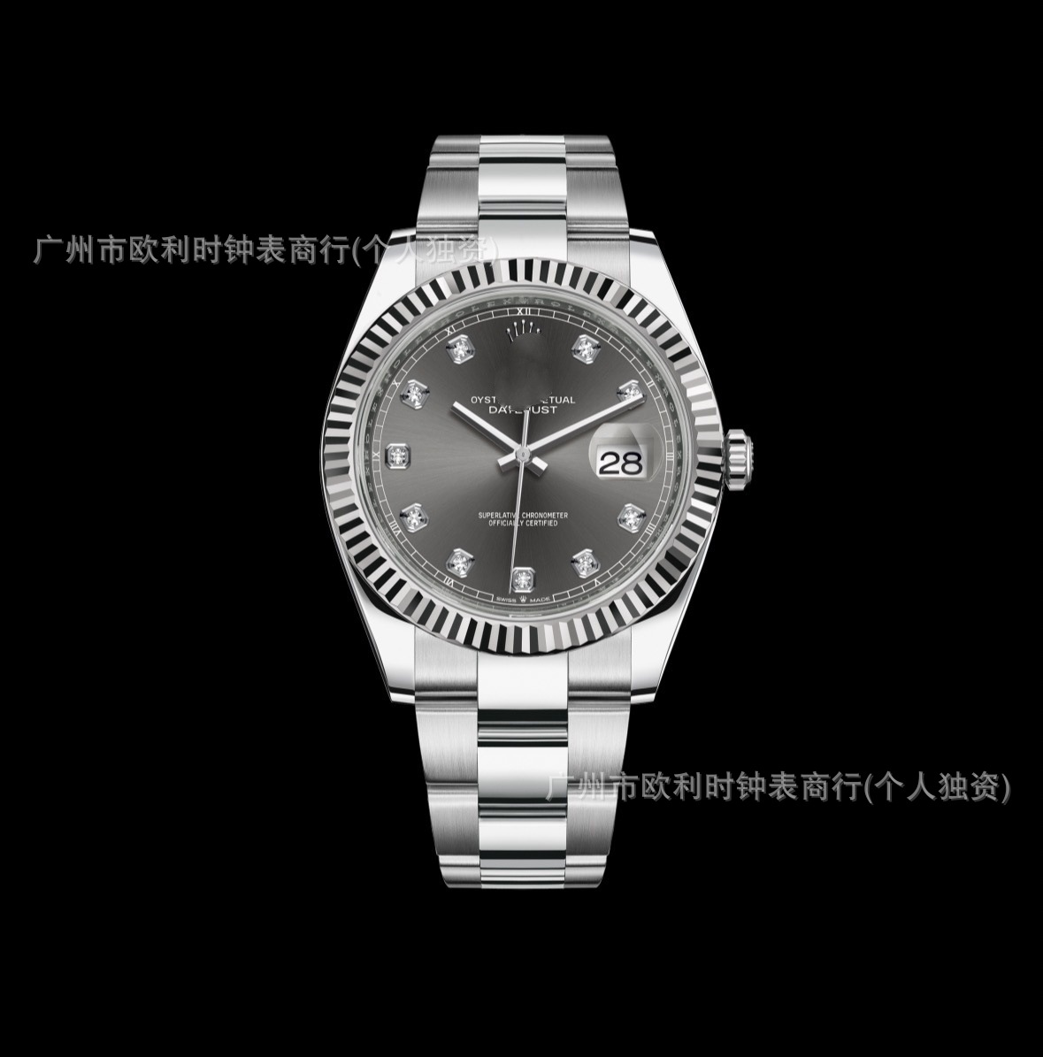 Laojia comercio exterior transfronterizo tendencia de moda hombre reloj mecánico automático tipo registro de correa de acero comercial impermeable reloj de luz nocturna