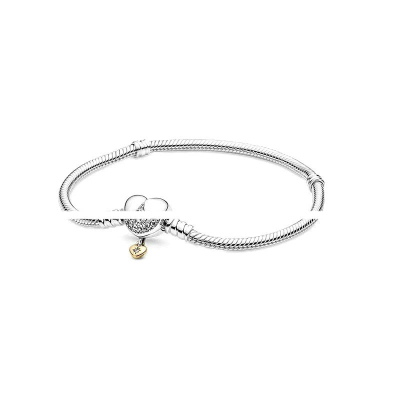 Copper universal chain, bracelet, silver 925 sample, light luxury style