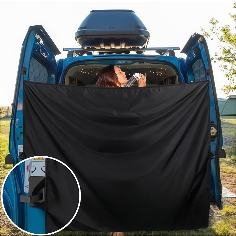 Cross-border car sunshade curtain car privacy sunshade curtain car front and rear partition sun protection and heat insulation curtain outdoor shower curtain