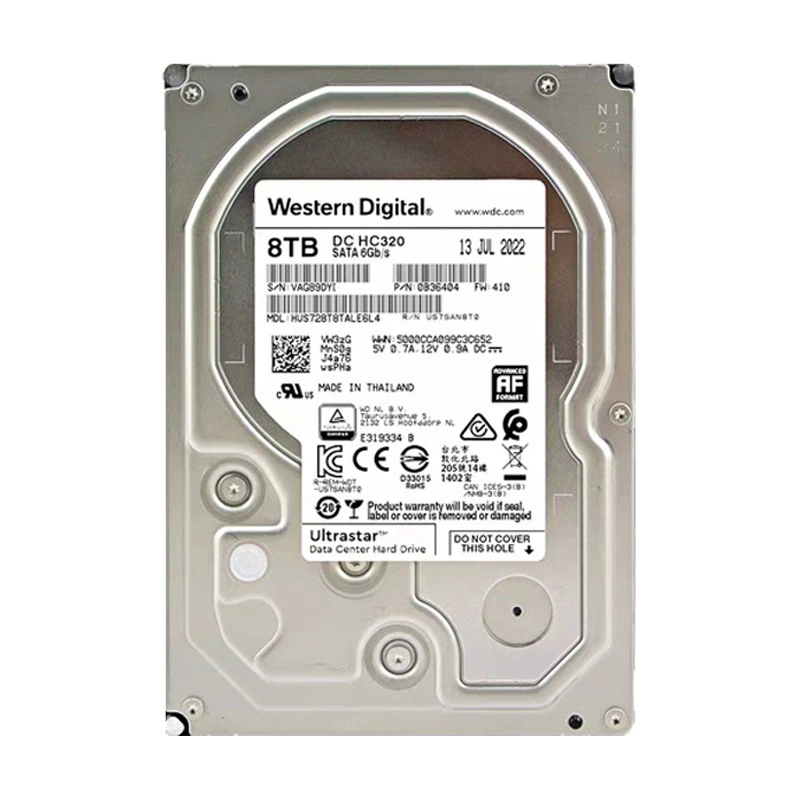 Enterprise-класс серверный жёсткий диск HC320 WD/HUS728T8TALE6L4 256МБ