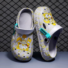 跨境新款洞洞鞋男夏季户外运动潮流包头厚底防滑沙滩男士凉拖鞋