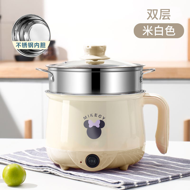 쌀백미 1.8L 특대형 단일 냄비(스틸 케이지 포함) [스테인리스 라이너]는 볶음 및 조림에 사용 가능 - 누출 방지 기능이 업그레이드되었습니다.
