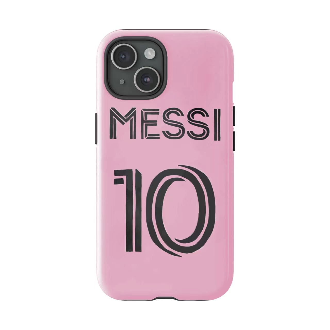 Funda Protectora Doble Capa para Apple 17air/16e/14/13/12, Modelo de Comercio Exterior Messi, Dos en Uno