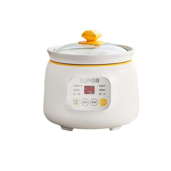 Supor 電気シチューポット 電気シチューポット スープポット シチューポット ツバメの巣シチューポット 離乳食サプリメントポット DG10YC823|undefined