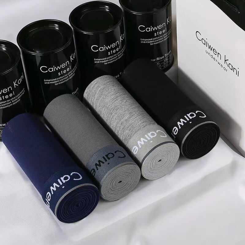 Men's Underwear Antibacterial Cotton Modal Cɼckν Boxer Briefs Boxer Sports Breathable Shorts Gift Box