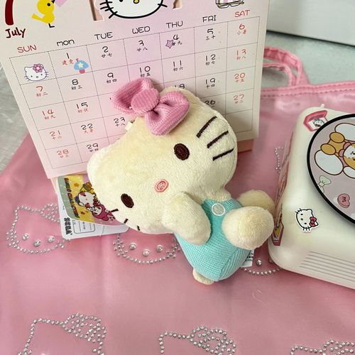 Cartoon animation hot sale side-mounted medieval KT keychain pendant cat girl back packaging decoration small doll wholesale