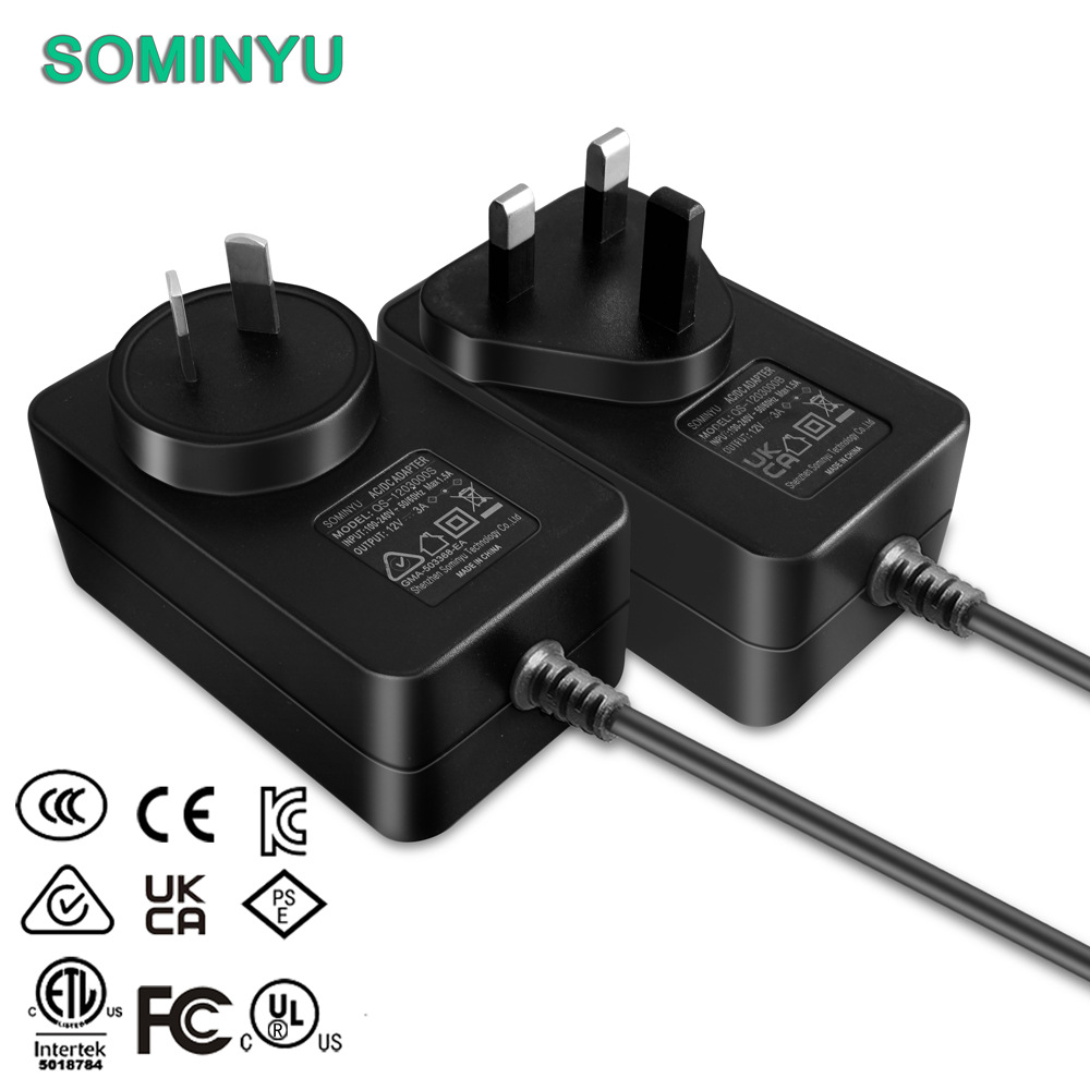 美规UL62368认证电源 12V4A 5A电源适配器  12.6V3A 5A电池充电器