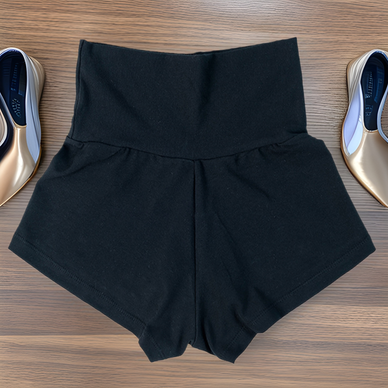 High Waist Dance Shorts Women's Three-point Pants Practice Pants A- line Pants Black Ballet Leggings One-point Pants Dance Pants