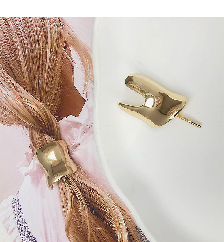 Women's Simple Style Geometric Alloy Plating Hair Clip display picture 3