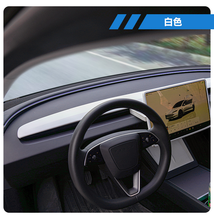 Suitable for Tesla's New Model Y/Yl Central Control Air Outlet and Dashboard Integrated Decorative Panel Protection