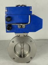 電動真空蝶閥GID碳鋼不銹鋼真空負壓力氣體干燥機流量切斷調節閥