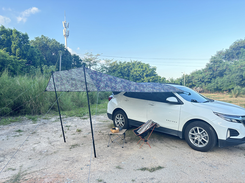 Car awning account portable camping SUV side account self-driving rainproof sunscreen outdoor suction cup car side account